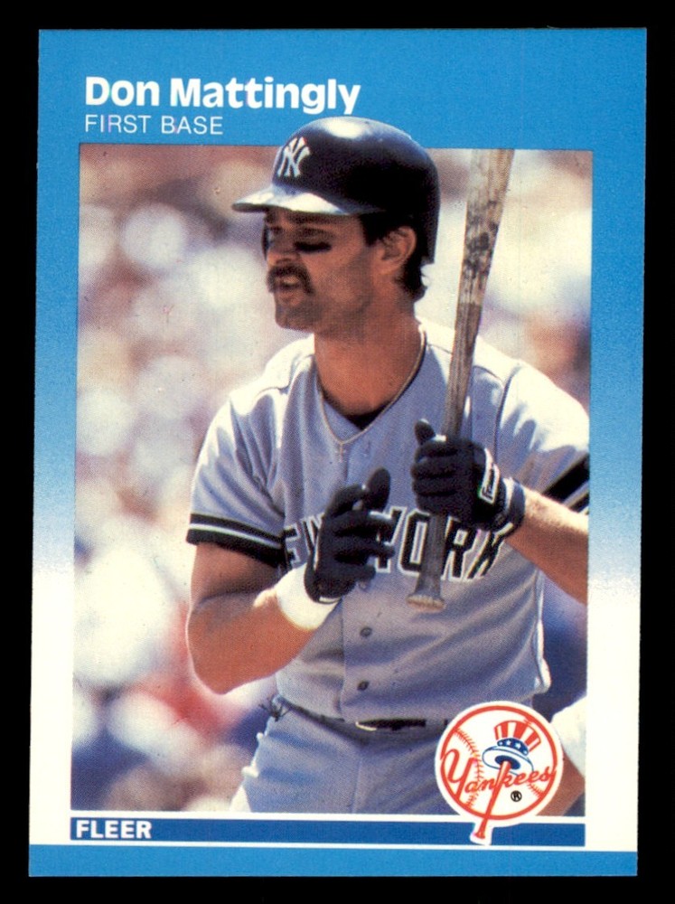 1987 Fleer Glossy #104 Don Mattingly