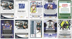 Saquon Barkley Lot of 50 NFL Football Cards Collection – Exact Cards Shown