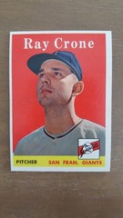 1958 topps baseball cards #271 to #329, complete your set