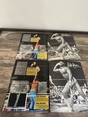 2-Diamond WWF SuperStars 1991 Sticker Albums Hulk Hogan Ultimate Warrior Read