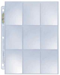 100 ULTRA PRO PLATINUM 9-POCKET Card Pages Sheets Protectors 1 box