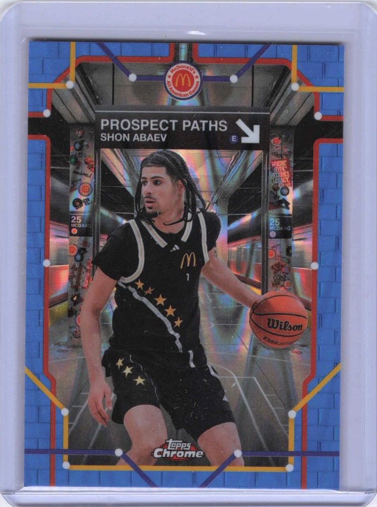 2025 Topps Chrome McDonald’s All American #PP-1 Shon Abaev Prospect Paths