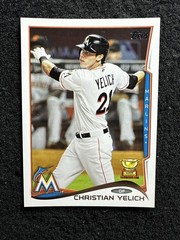 CHRISTIAN YELICH #358 2014 Topps Miami Marlins (Buy 10 get 10 Free)