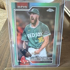 Topps Chrome 2026 Garrett Crochet Aqua Holo Foil #300 #055/199 Boston Red Sox