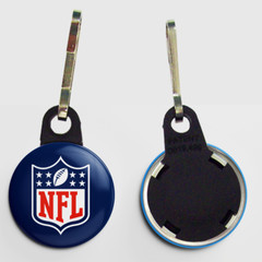 NFL Logo Zipper Pull -CHOOSE TEAM, 1″-Keychain- Gift Backpack-Jacket-Travel Case