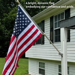 American Flags 30 inches by 48 inches, Red/Blue/White-2.5 x 4ft(Polyester)