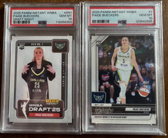 Paige Bueckers 2025 Panini Instant WNBA RC PSA 10 Lot – Debut #1 & Draft #DN1