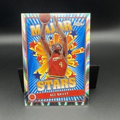 ACE BAILEY MAJOR STARS RAYWAVE 2024 TOPPS CHROME MCDONALD’S ALL-AMERICAN