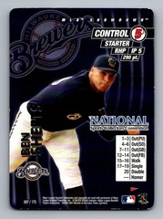 2001 MLB Showdown Pennant Run #087 BEN SHEETS NSCC Promo Card Milwaukee Brewers