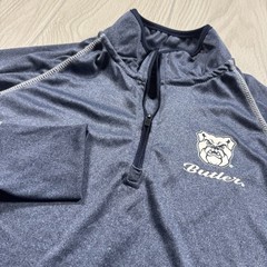 Butler Bulldogs Logo 1/4 Zip Pullover Women’s M Gray Lightweight Colosseum NWT