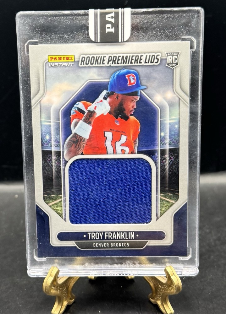 2024 Panini Instant NFL Rookie Premiere Lids TROY FRANKLIN RC SP 10/10