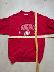 Vintage Lee Sport University of Utah Running Utes Embroidered Sweatshirt