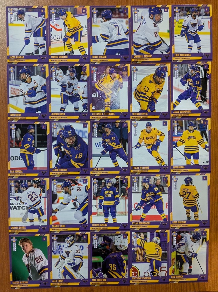 Minnesota State (Mankato) Mavericks Champions Deck 2025-26 Base Cards