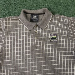 Vintage 90s Tampa Bay Devil Rays Polo Shirt Gray Lee Sport Golf Gray Striped M