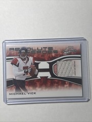 2006 Playoff Absolute Memorabilia – Absolute Heroes Michael Vick #AH-2 Materials