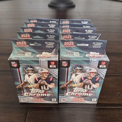 2025 Topps Chrome Football Hanger Box Sealed (LOT OF 10) IN HAND SHIPS TODAY