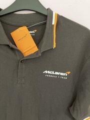 McLaren Formula 1 Team Castore Official Black Polo Shirt NEW S Small Men’s
