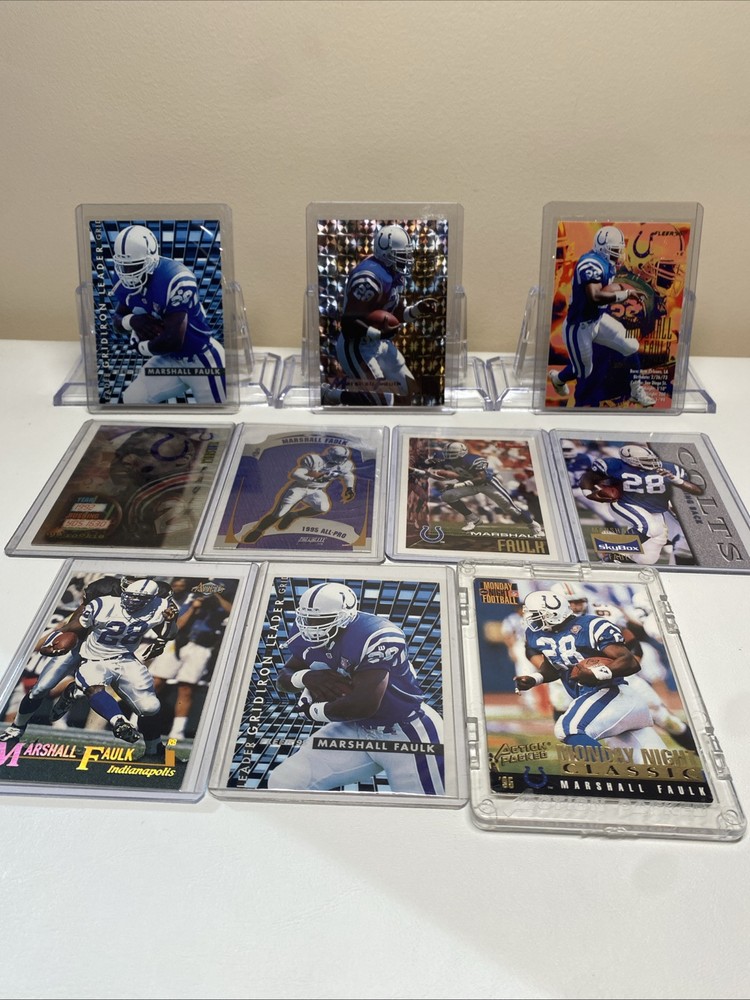 MARSHALL FAULK (10) card LOT – Action Packed Bowman Fleer Mint Cards🔥👀