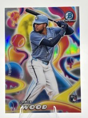 2025 Bowman Chrome James Wood Melt Mashers #MM-4 Washington Nationals Rookie