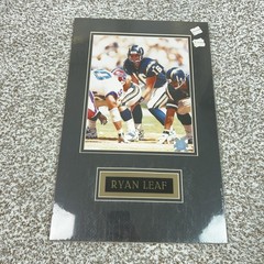San Diego Chargers Photo NFL Football Ryan Leaf Matted Nameplate Display 17×11.5