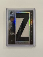2007 UD SP Authentic By The Letter Signatures Kevin Kouzmanoff 12/50 #BL-60