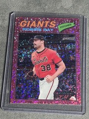 2026 Topps Heritage ROBBIE RAY Short Print #111 Chrome Pink Sparkle Giants SP