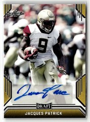 Jacques Patrick 2019 Leaf Draft #BA-JP3 Autographs Gold (READ)