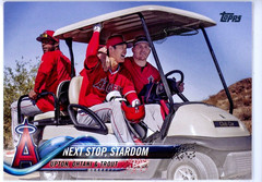 2018 Topps Update Series – Mike Trout, Shohei Ohtani, Justin Upton #US158 (RC)