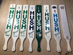 PGA Tour HUSH Y’ALL Sign BellSouth / AT&T Classic / CHOA Paddles Golf