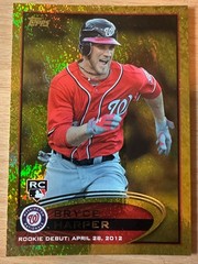 2012 Topps Bryce Harper Rookie RC #US299 US183 661 Base Blue Border Gold Sparkle