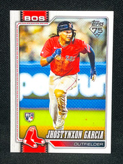 2026 Topps Series One Baseball Card #316 – JHOSTYNXON GARCIA RC – BOSTON RED SOX