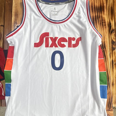 Fanatics Philadelphia 76ers Maxey #0 NBA Jersey XL White Red Blue Green Orange