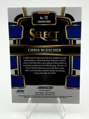2024 Select NASCAR Orange Flash Prizm Chris Buescher #72 Grandstand