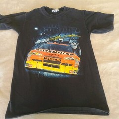 Jeff Gordon Mens Small Black Nascar Dupont Impala Race Car Shirt