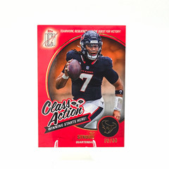 Topps 2025 Class Action C.J. Stroud Texans CA-13 Red Parallel 35/50
