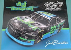 Jeb Burton 2026 8×10 AJ Transport #27 NASCAR O’Reilly Series Hero Post Card