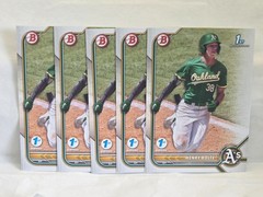 (5) 2022 Bowman Draft 1st Edition Henry Bolte BD-121 Athletics