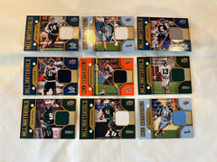 Lot of 9 Different 2011 Upper Deck MLL Materials Lacrosse Relics jersey