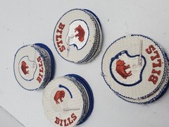 7x Random 3″ Buffalo BILLS Patch 1970’s Inch NFL Football Vintage Unfinished