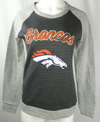 Denver Broncos NFL Team Apparel Women’s Crewneck Sweatshirt