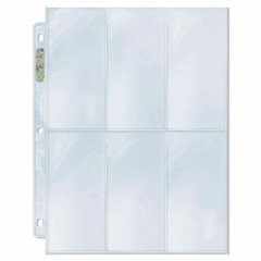6 Pocket Pages Sheets ~ Lot of 10 ~ Ultra Pro Platinum ~ Brand New!