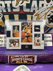 2025 Panini Photgenic Bo Nix Scrapbook #26 Denver Broncos Mint