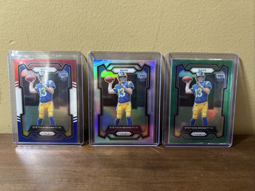 Stetson Bennet Rookie Prizm Silver, Red White And Blue, Green #358