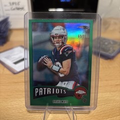 2025 Topps Chrome Drake Maye #69/99 Green Throwback #1975-23 Patriots Sexy 🔥