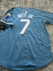 Bobby Witt Jr Adult Blue Royals Jersey Size Large