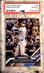 SHOHEI OHTANI 2024 Topps Now {1st 50/50 PLAYER IN MLB} #722; *PSA 10 GEM MINT*