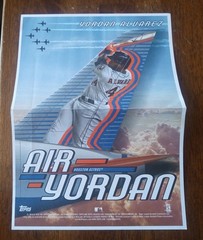 Yordan Alvarez Air Yordan Mini Poster 2020 Topps Archives Baseball Boxloader