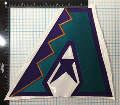 1998-2006 ARIZONA DIAMONDBACKS MLB BASEBALL VINTAGE LARGE 8.75″ TEAM LOGO PATCH