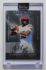 2026 WILD CARD ROOKIE 1/1 AUTO LANORRIS SELLERS SOUTH CAROLINA GAMECOCKS MINT 🔥