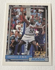 1992-93 Topps – Shaquille O’Neal #362 (RC)- HOF🔥🔥